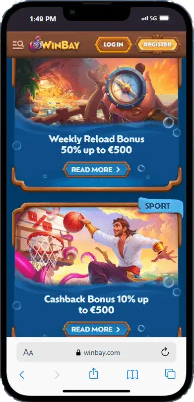 Winbay mobile app